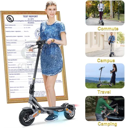 Miniatura 7 de Scooter eléctrico para adultos, 5600 W/1500 W/1200 W/800 W, scooter eléctrico rápido, 46/40/35 MPH velocidad máxima, batería de 27 Ah/20.8 Ah/15.6