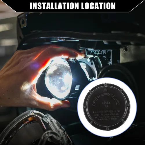 Miniatura 2 de No.921403K000 - Tapa antipolvo para lámpara de faros delanteros para Kia Optima 2011-2013, tapa antipolvo para faros delanteros, plástico duradero
