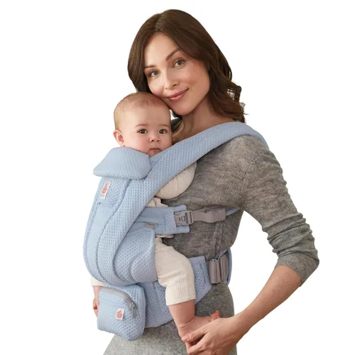 Ergobaby Omni Deluxe - Portabebés de lujo para recién nacidos a niños pequeños, transpirables, para el verano, portabebés para todas las posiciones