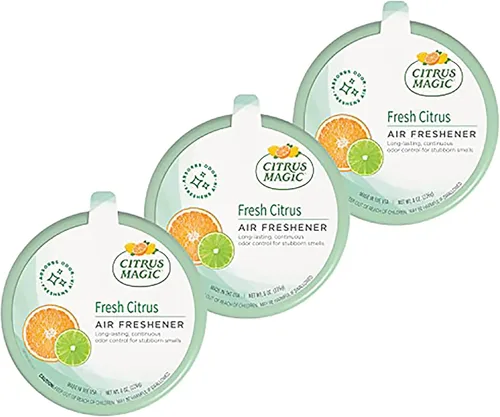 Miniatura 19 de Citrus Magic - Ambientador sólido que absorbe olores, lino puro, 8 onzas, paquete de 6