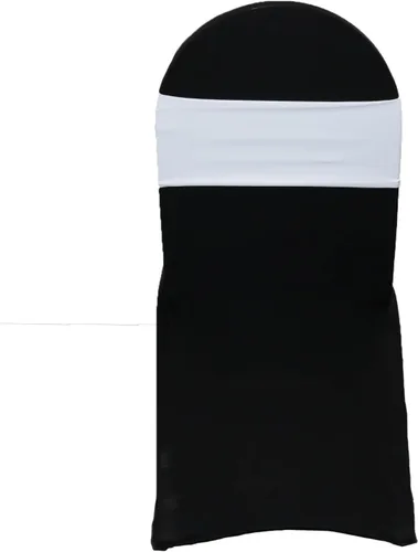 Miniatura 13 de YOUR CHAIR COVERS - Bandas elásticas de elastano para sillas, color negro (paquete de 10), bandas elásticas universales para banquetes, fiestas