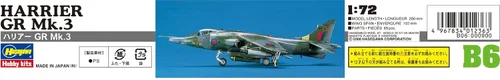 Miniatura 5 de Hasegawa Kit de modelo GR.MK 3 a escala 1:72 Sea Harrier