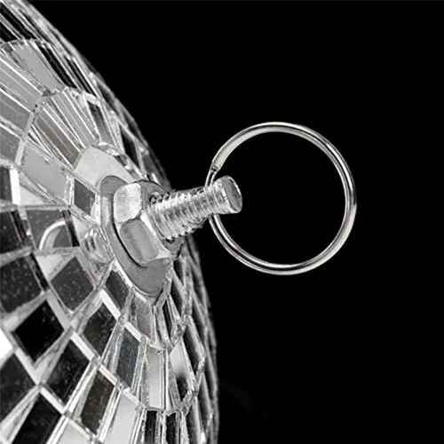 Miniatura 2 de Bola de discoteca de espejo de 8 pulgadas, bola de discoteca colgante fresca y divertida para decoraciones de fiestas grandes, diseño de fiesta