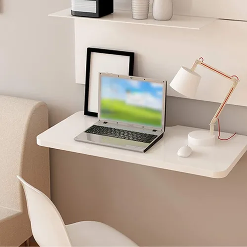 Miniatura 3 de Mesa plegable flotante de pared, mesa de comedor de cocina, mesa de ordenador portátil, mesa de jardín, mesita de noche, mesas de bar, banco