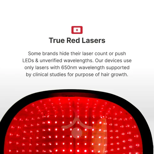 Miniatura 8 de Alpha Hair Growth Laser Cap (136 láseres) Dispositivo de crecimiento láser aprobado por la FDA para hombres y mujeres, tecnología láser SMT, salida