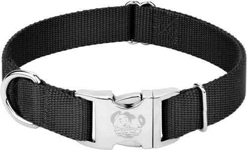 Miniatura 9 de Country Brook Petz – Collar de nailon premium para perro con hebilla de metal para razas pequeñas, medianas y grandes - 10+ colores geniales