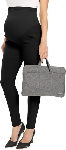 fitglam Pantalones de maternidad para mujer, para el trabajo, pantalones de embarazo, pantalones de oficina sobre el vientre, pantalones elásticos