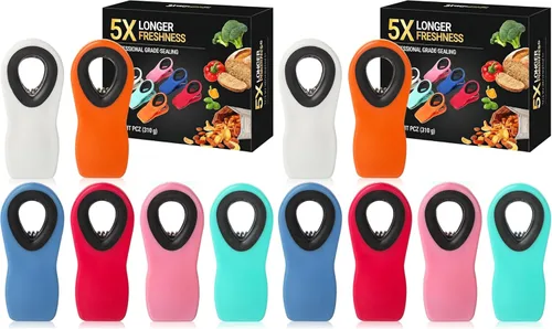Miniatura 11 de Mr. Pen - Clips Magnéticos para Bolsas de Papas Fritas, Paquete de 6, Clips Grises para Bolsas de Papas Fritas, Clips para Bolsas, Clips para Tonos