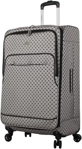 Miniatura 43 de Steve Madden Equipaje de diseñador, Chalet Gris Claro, Juego de maleta giratoria ligera expandible de 3 piezas - Juego de viaje