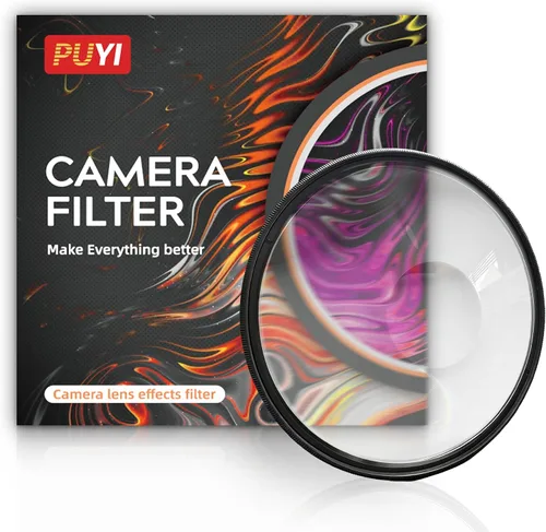 Miniatura 8 de PUYI - Filtro de lente de cámara de prisma para fotografía de caleidoscopio de 2.283 in, efecto creativo para Sony, Canon y Nikon