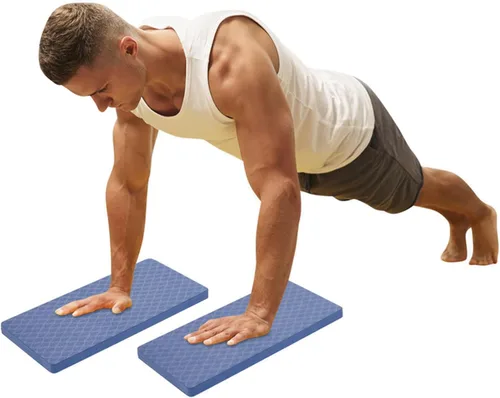 Miniatura 6 de Alfombrilla de yoga TPE para arrodillarse, almohadillas redondas y almohadilla cuadrada, cojín de asistencia de rodilla, portátil, codera, yoga