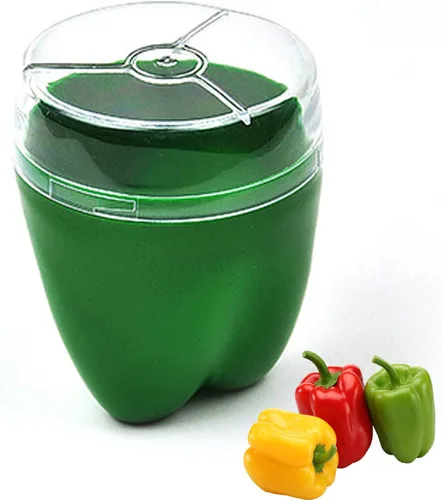 Miniatura 11 de Contenedores para almacenamiento de tomate, organizador reutilizable para refrigerador, organizador individual para mantener lima y tomate frescos