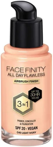 Miniatura 27 de Max Factor Facefinity - Base de maquillaje 3 en 1 All Day Flawless SPF 20#092 Canela, 7.05 onzas