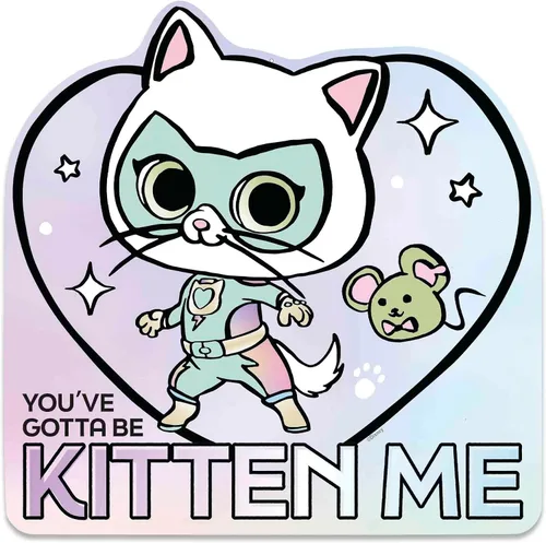Miniatura 10 de Disney Super Kitties - Letrero de metal con diseño de gatitos para decoración de pared para dormitorio de niños o sala