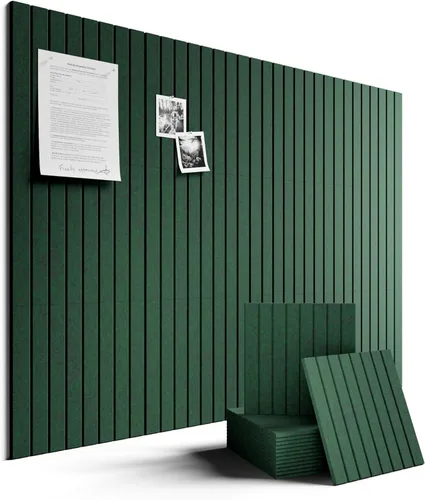 Miniatura 27 de Tablero de anuncios de fieltro grande de 36 x 24 pulgadas, alternativa al tablero de corcho – Paquete de 6 con 40 pestañas adhesivas extraíbles