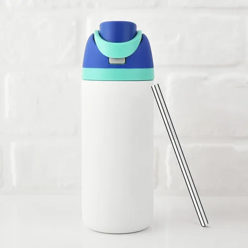 Miniatura 9 de ALINK Pajitas de acero inoxidable para botella de agua aislada Owala FreeSip de 16 onzas, paquete de 6 popotes de repuesto de metal reutilizables