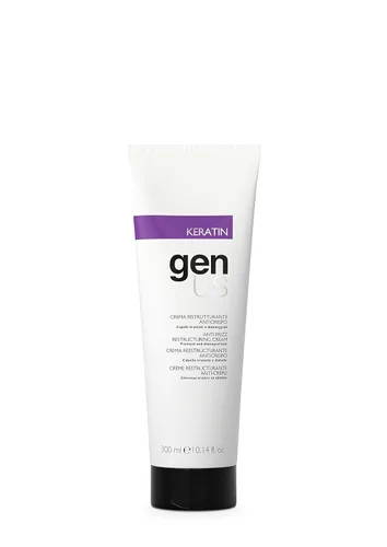 Miniatura 7 de Genus Mascarilla reestructurante de queratina enriquecida con proteínas de seda, caviar y colágeno, peinado, nutre e hidrata, apta para todo
