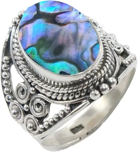 Miniatura 15 de Anillo de Plata Esterlina 925 para Mujeres con Piedra Preciosa Natural, Anillo de Compromiso de Plata Esterlina, Piedra Natal de Junio con Engaste