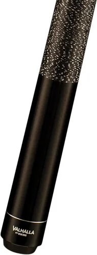 Viking Valhalla Serie 100 - Taco de billar sin envoltura, 2 piezas de 58 pulgadas, palo de billar, bar o uso en casa para hombres o mujeres Negro