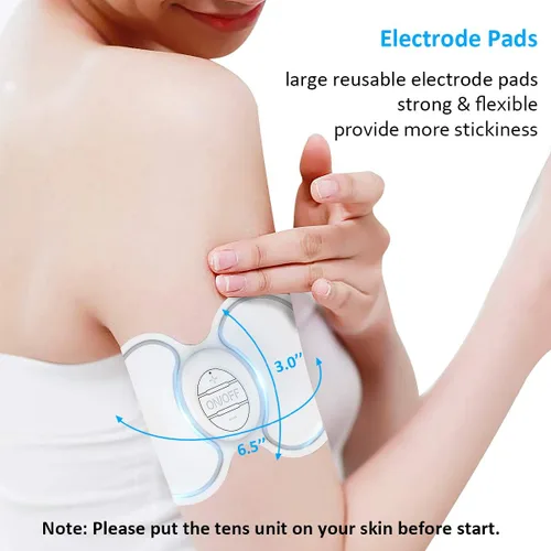 Miniatura 6 de OSITO FSA Unidad TENS inalámbrica Estimulador muscular Máquina de masaje EMS con control remoto recargable mini dispositivo de terapia de alivio