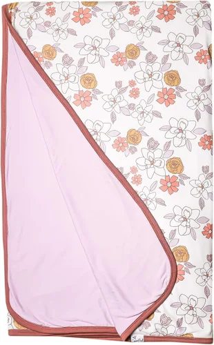 Miniatura 29 de Copper Pearl Manta de bebé jumbo de 3 capas: edredones suaves para niños y niñas Transpirable, acogedora manta para niños pequeños Edredón