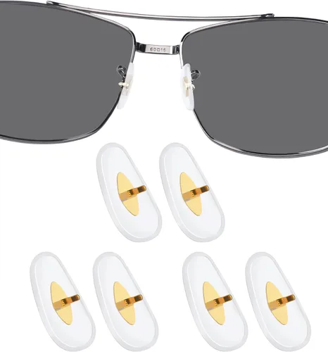 Miniatura 15 de DROGO Almohadillas de nariz de repuesto de silicona suave para gafas de sol RayBan RB3025/RB3026, antideslizantes, agradables a la piel