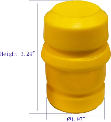 Miniatura 3 de TJ Bump Stop, amortiguadores de rebote compatibles con 1997-2006 Wrangler TJ, 1993-1998 Grand Cherokee ZJ, 1994-2002 RAM 1500 2500 3500 Pickup