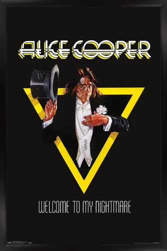 Miniatura 7 de Trends International Alice Cooper - Póster de pared de bienvenida, 14.725 x 22.375 pulgadas, versión enmarcada de madera de granero