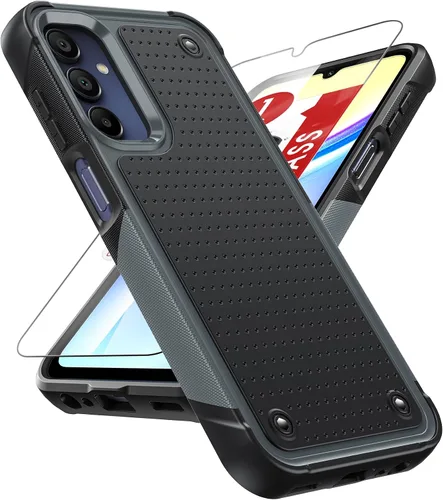 Miniatura 9 de LeYi Funda para Galaxy S21 FE-5G: Funda Samsung S21 FE con protector de pantalla, doble capa protectora de policarbonato duro y TPU suave Android