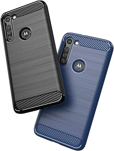 Miniatura 4 de Funda de teléfono para Moto G8 Power con protector de pantalla de vidrio templado y accesorios para celda, funda delgada y suave de silicona TPU