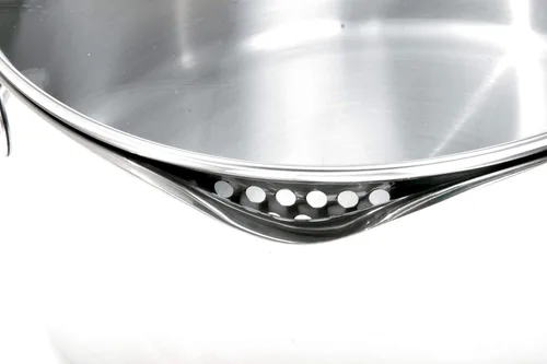 Miniatura 6 de Norpro KRONA - Olla ventilada de 3 cuartos de galón con tapa coladora, acero inoxidable