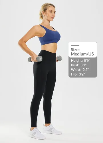 Miniatura 5 de BALEAF Leggings for Women with Pockets Tummy Control Compression Workout Athletic Running High Waisted Yoga Pants
