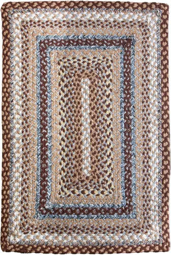 Miniatura 31 de Super Area Rugs Alfombra Trenzada Estilo Granja de 20x30 Pulgadas - Alfombra de Algodón Natural Suave para Baño, Cocina, Entrada - Alfombra Tejida