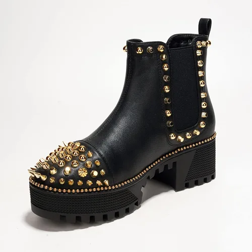Miniatura 5 de Cape Robbin Spiky - Botas de combate para mujer
