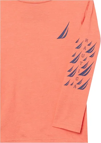 Miniatura 4 de Nautica Camiseta de manga larga con logotipo en el pecho para niño