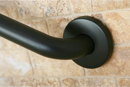 Miniatura 2 de Kingston Brass DR114245 Designer Trimscape Americana Decor - Barra de agarre de 24 pulgadas con diámetro exterior de 1.25 pulgadas, bronce aceitado