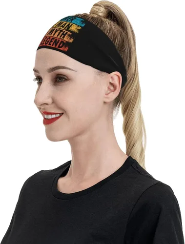Miniatura 6 de Gamer The Man The Myth The Legend Headband for Men Women Sports Sweatband for Fitness Exercise Moisture Wicking Running Yoga Hairbands