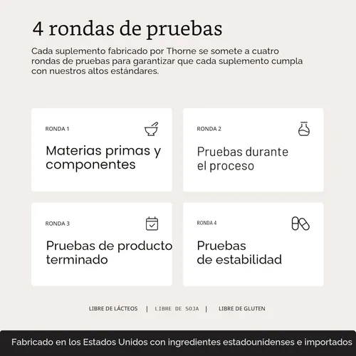 Miniatura 7 de THORNE - DHA prenatal - 650 mg de DHA y 200 mg de EPA - Apoya el desarrollo cerebral y del sistema nervioso del bebé desde el embarazo hasta