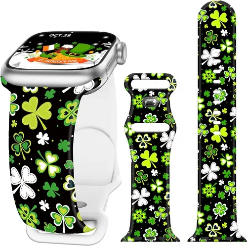 Miniatura 15 de Bandas de reloj de vacaciones compatibles con Apple Watch para mujeres y hombres de 38mm 40mm 41mm 42mm 44mm 45mm 46mm 49mm, para iPhone, iWatch
