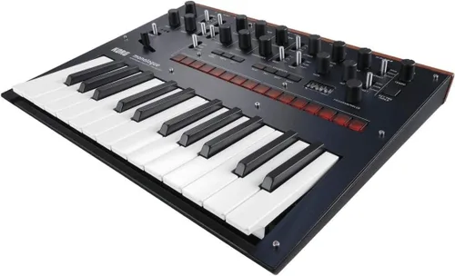 Miniatura 2 de Korg monologue - Sintetizador analógico monofónico con secuenciador de 16 pasos y osciloscopio OLED, color azul