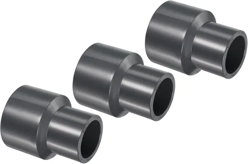 Miniatura 19 de PATIKIL UPVC Reductor de tubería de montaje de 1-1/2 "x 1" Socket Schedule 80, conector adaptador de acoplamiento recto, gris