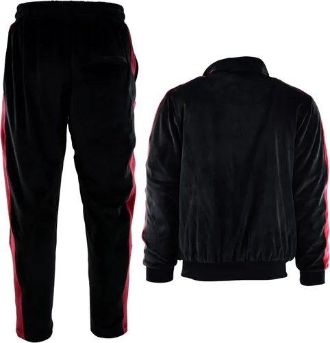 Miniatura 5 de Conjunto de terciopelo para hombre con bolsillos con cremallera y forro de terciopelo