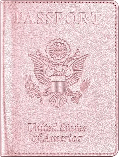 Miniatura 25 de Combo de tarjetero para pasaporte y vacuna, soporte para pasaporte con ranura para tarjeta de vacuna, cartera para pasaporte, funda para pasaporte