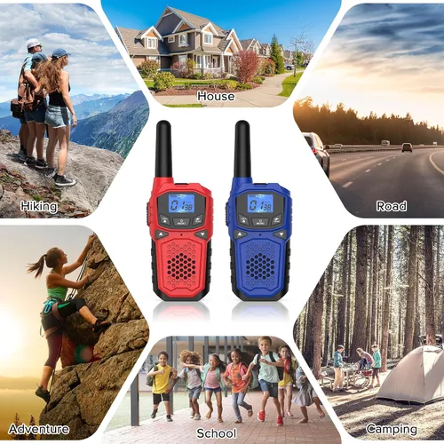 Miniatura 6 de Walkie Talkies para adultos, radio bidireccional de largo alcance WokTok para camping, senderismo, accesorios de senderismo, equipo de campamento