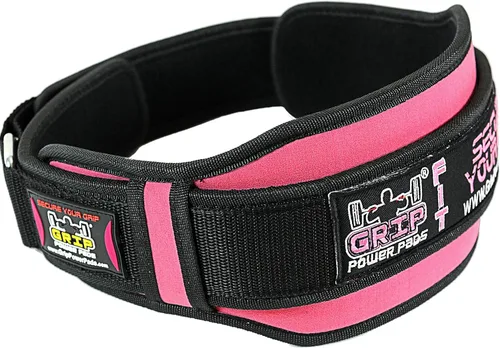 Grip Power Pads Cinturón de levantamiento de pesas para mujer, gimnasio, fitness, sentadillas de culturismo, estocadas, peso muerto, levantamiento