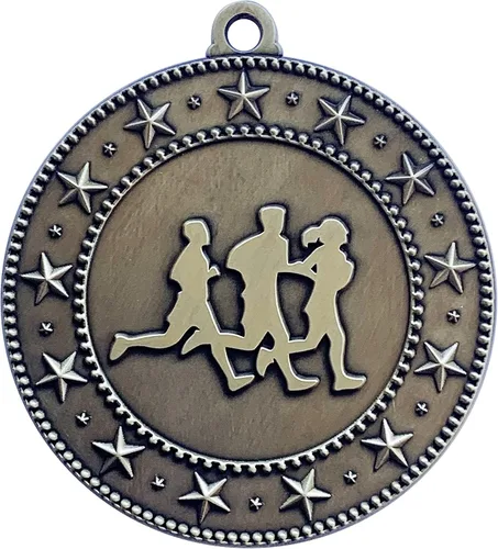 Miniatura 5 de Medallas Express - Paquete de 10 (o más) medallas de oro de 2 pulgadas con o sin grabado, nombres de texto personalizados grabados