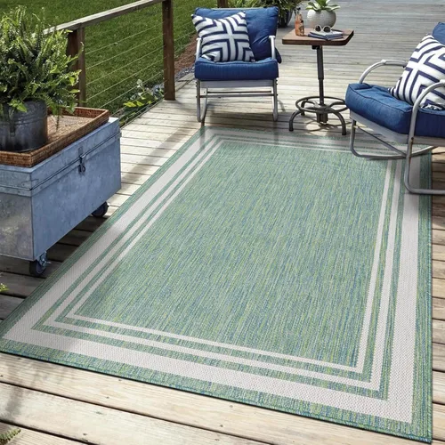 Miniatura 62 de Keen Home Design Alfombra para Terraza al Aire Libre - 5x8 Lavable para Interior/Exterior para Patio, Cocina, Balcón, Playa, Jardín, Terraza y Trend