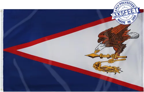 Miniatura 20 de AMZFLAG Wyoming State Flag 3x5 ft Outdoor, Heavy Duty WY Wyoming Flags with 2 Brass Grommets, Patriotic Double Sided State of Wyoming Flag 3 Ply