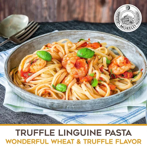 Miniatura 3 de Morelli Pasta italiana de trufa Linguine - Pasta gourmet - Hecho a mano en pequeños lotes - Importado de Italia - Pasta de sémola de trigo duro