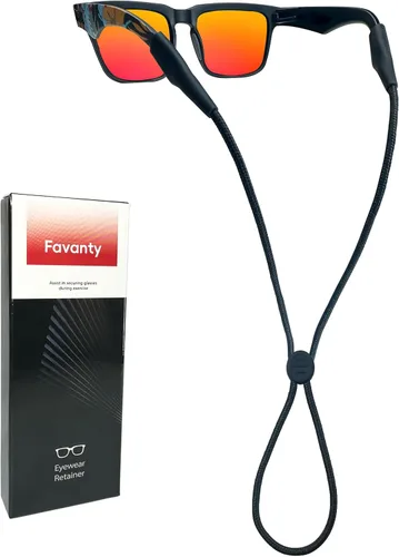 Correa para lentes, correa ajustable para lentes de sol, correas para niños, mujeres y hombres, soportes para anteojos alrededor del cuello, 1